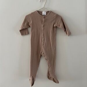 Zara baby Ribbed Footed Romper 6-9m